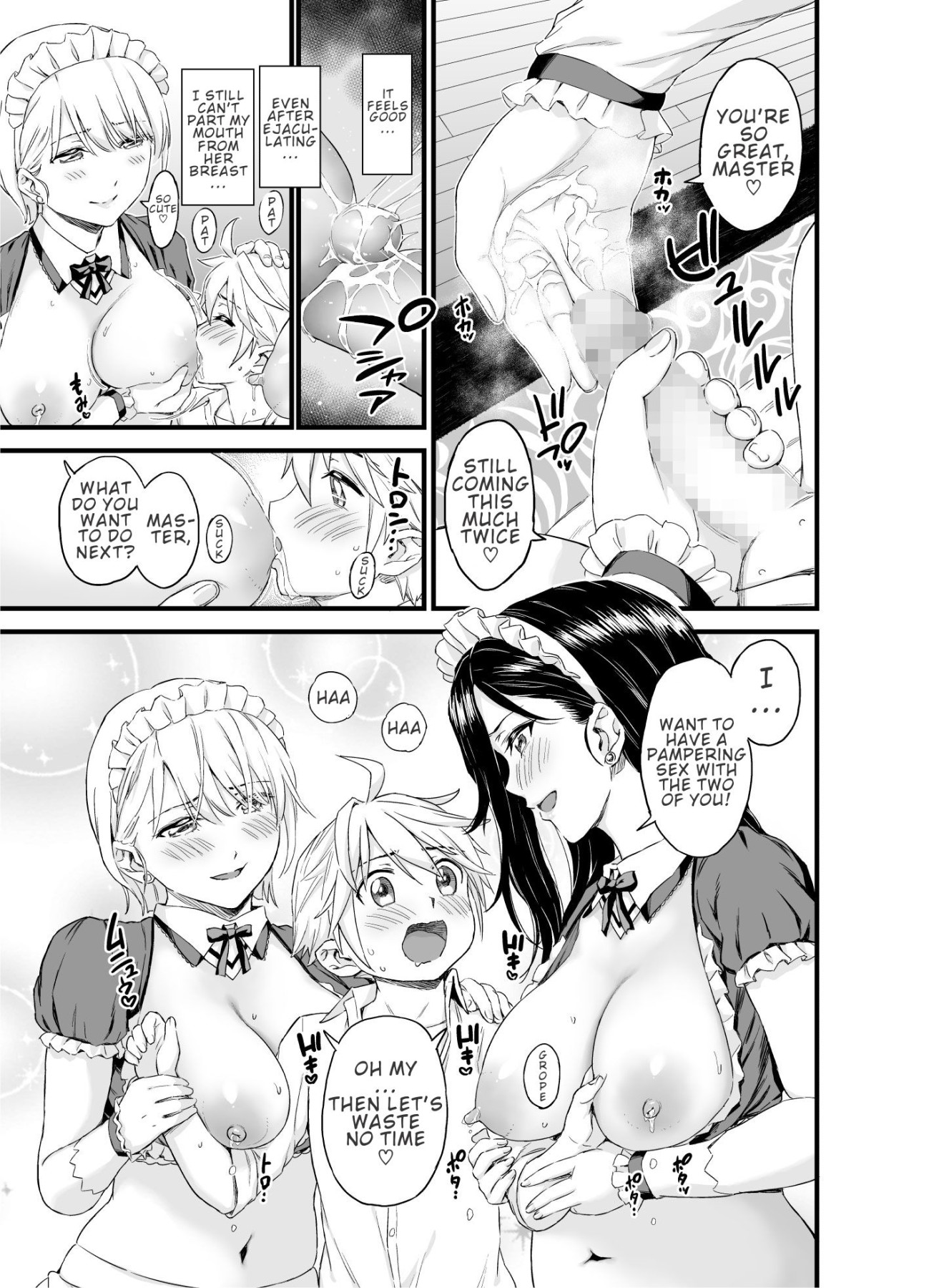 Hentai Manga Comic-Breast Milk Play With Master-Read-15